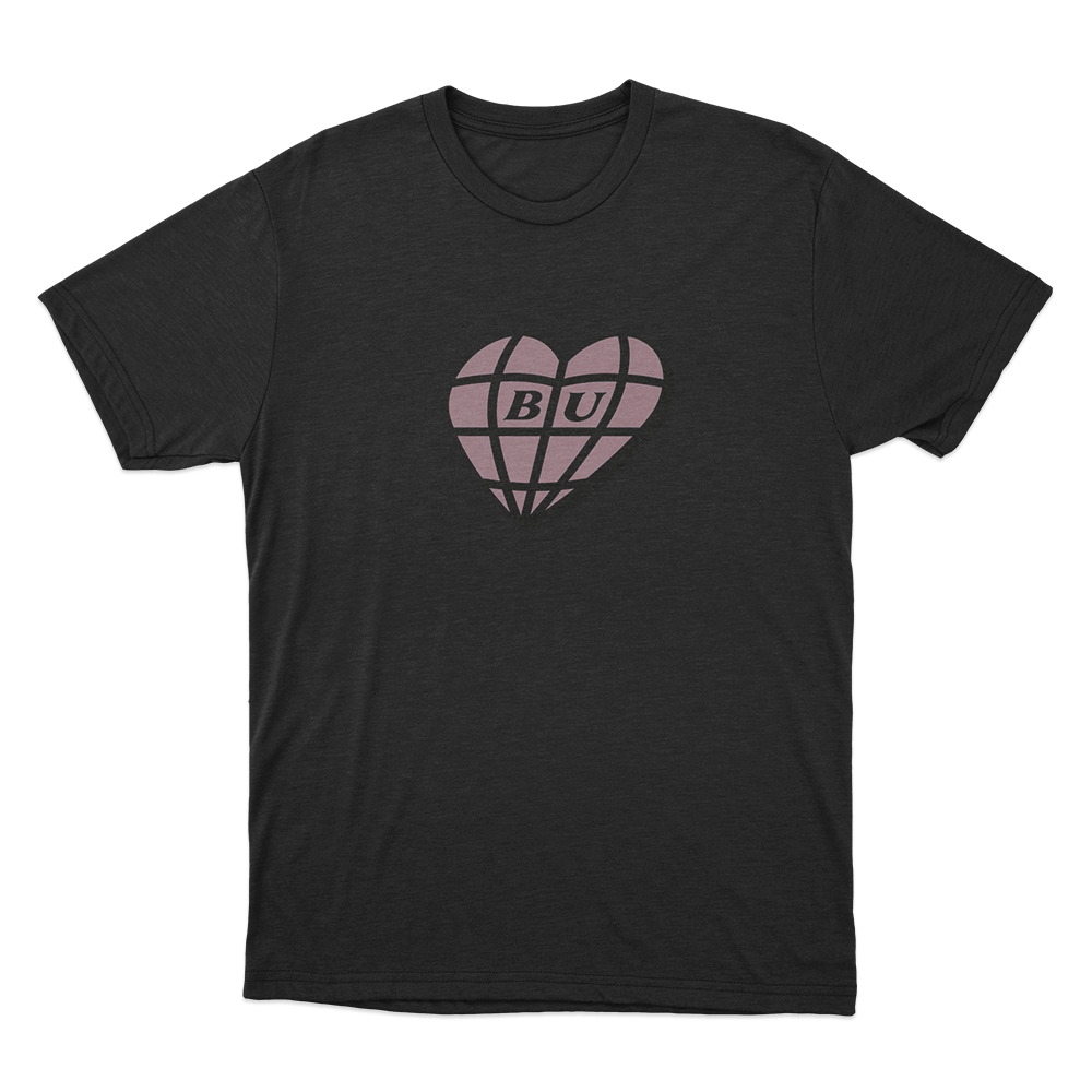BU Heart Unisex T Shirt Black BU Heart Unisex T Shirt Black