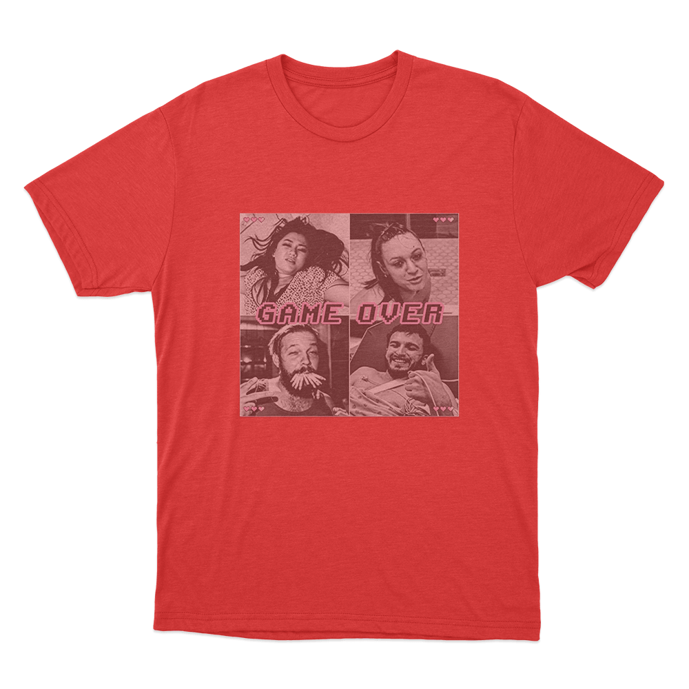 Game Over Unisex T Shirt Red Game Over Unisex T Shirt Red