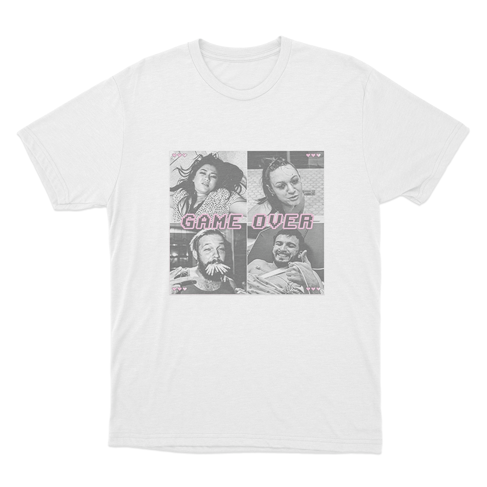 Game Over Unisex T Shirt White Game Over Unisex T Shirt White